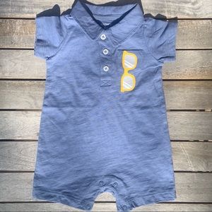 Carter’s 6 mo. Blue One-piece shorts Romper